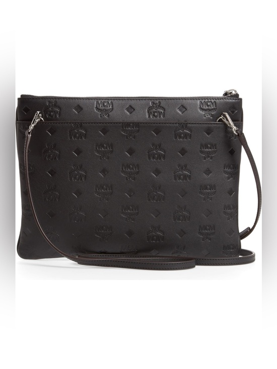 MCM Handbags - MCM Klara Monogram Calfskin Leather Crossbody Pouch new